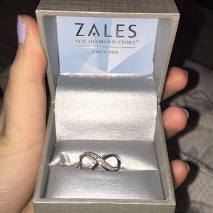 Zales Infinity Diamond Accent Necklace